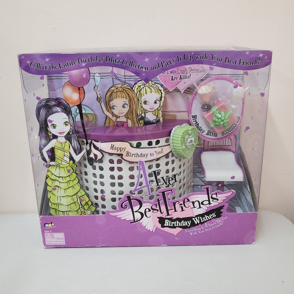 MGA 4-Ever Best Friends‎ Birthday Wishes Playset NEW